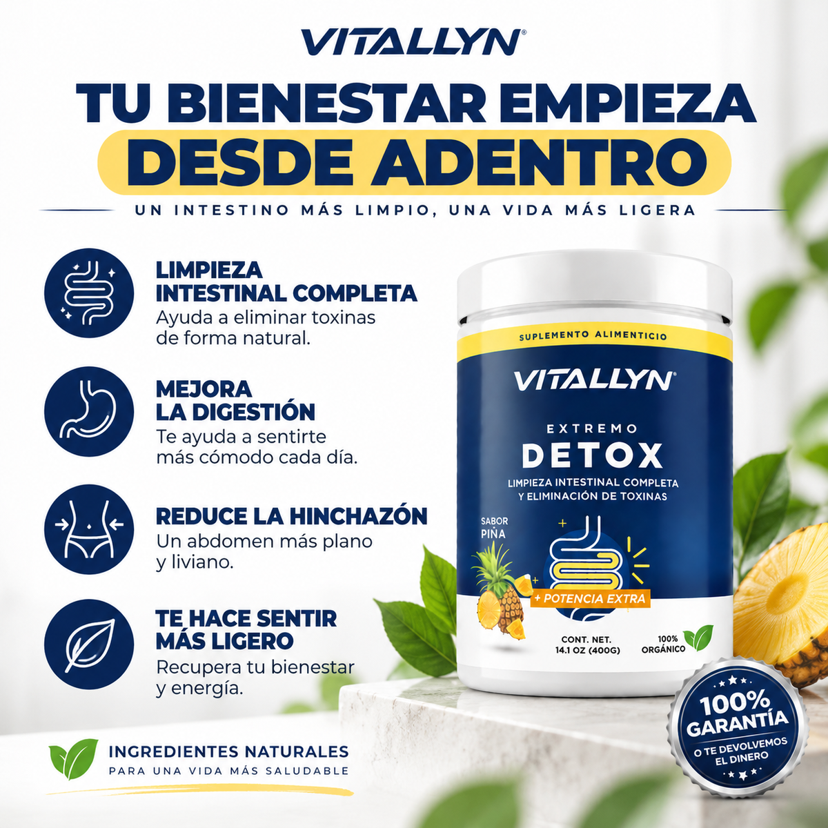 Vitallyn® Sistema de Limpieza Intestinal